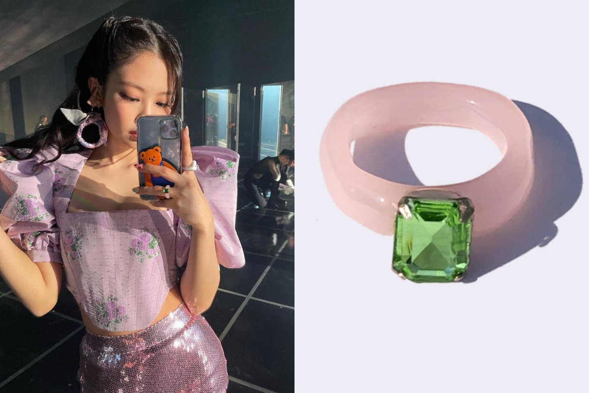 Jennie、BTS都在戴！韓國yOungly yOungley塑膠戒指太可愛　價格超親民不到千元即可入手