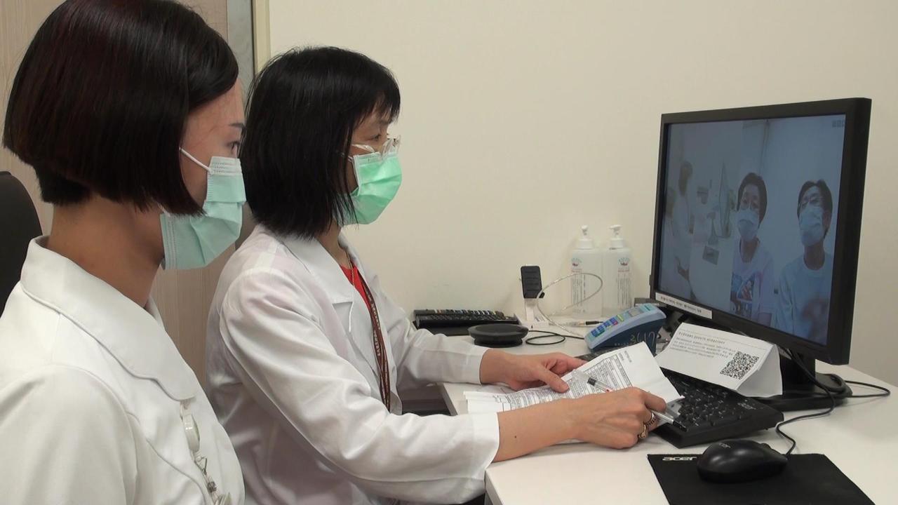 台北榮總擴大辦理通訊診療服務，5月截至今天已有近4000人次使用。圖／北榮提供