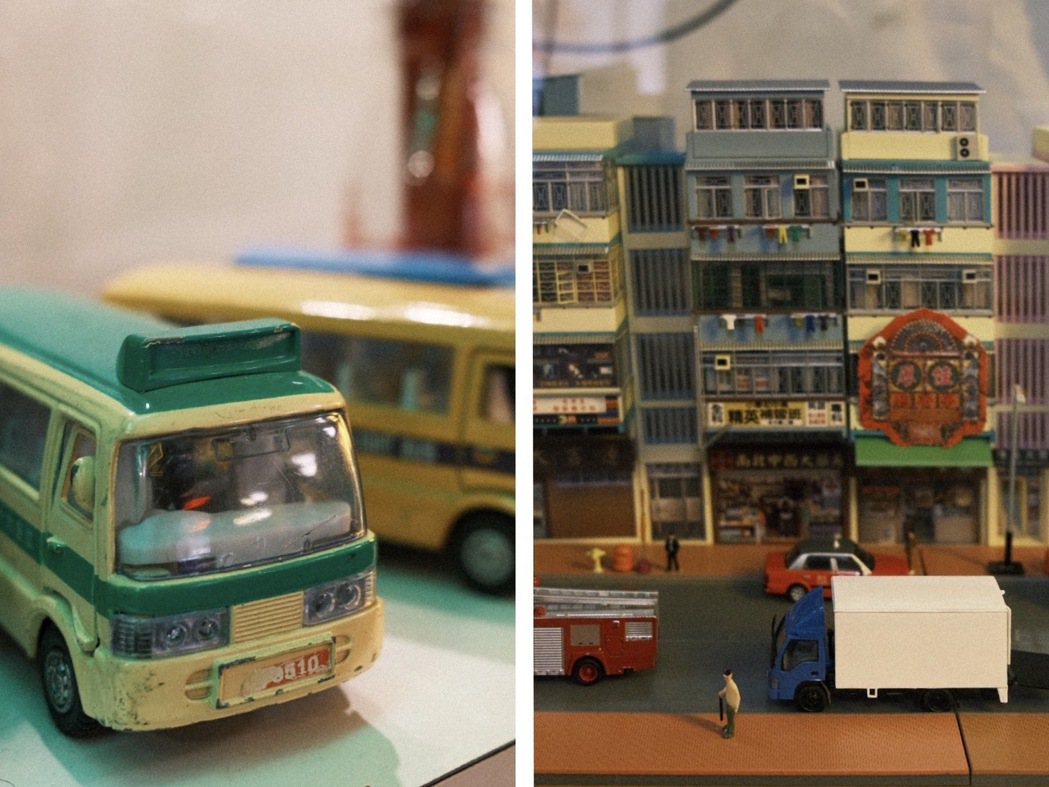 「沙田冰室」陳列著Gugina收藏的香港復古小物。圖／江佩君攝影