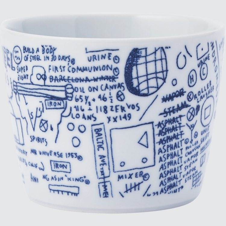UNIQLO UT與Jean-Michel Basquiat聯名萬用杯290元。圖／UNIQLO提供