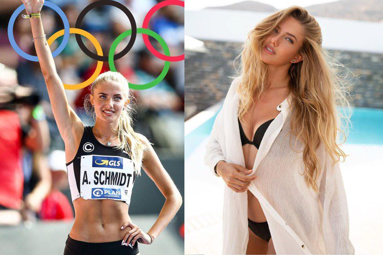 被媒體封為「最性感運動員」的Alica Schmidt將代表德國出征東京奧運。圖...