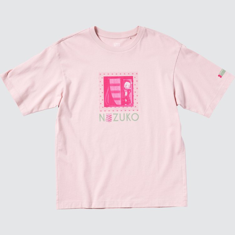 UNIQLO UT鬼滅之刃系列女裝T恤590元。圖／UNIQLO提供