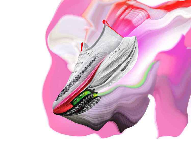 Nike Rawdacious系列Air Zoom Alphafly NEXT%跑鞋。圖／Nike提供