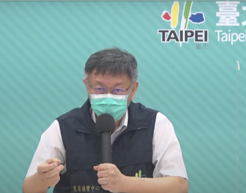 台北市長柯文哲主張疫苗混打，呼籲醫護人員盡快施打第二劑疫苗。圖／截自柯文哲YouTube