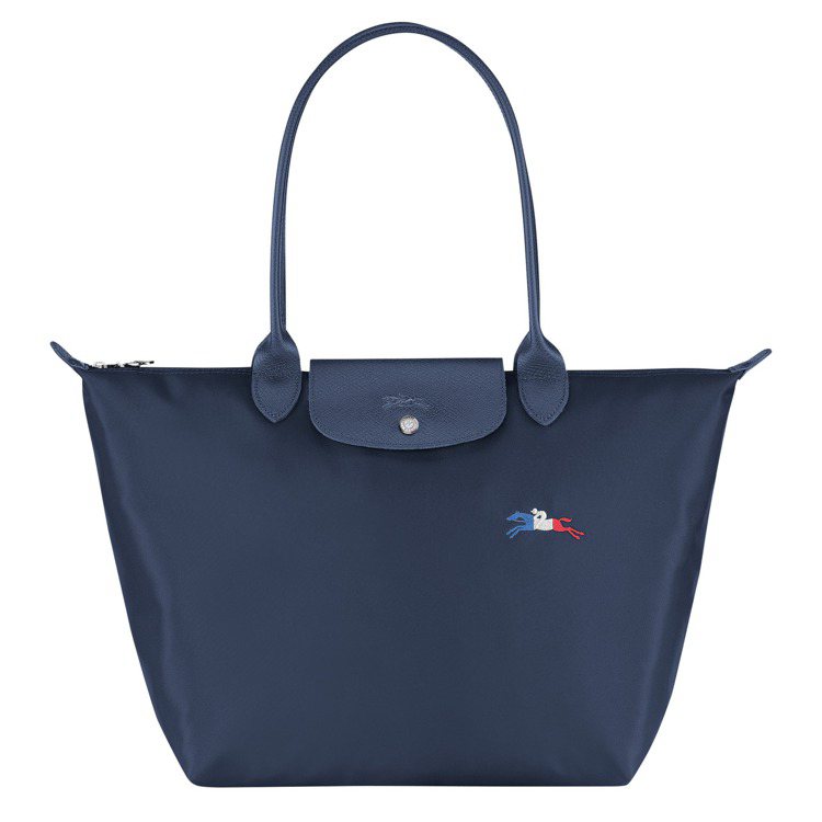 Le Pliage®TRÈS PARIS系列肩揹袋（L，正面），6,400元。圖／Longchamp提供