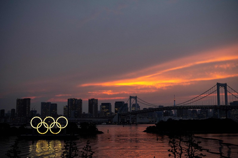東京奧運將在不到兩周後開幕，疫情與酷暑是嚴重挑戰。 法新社