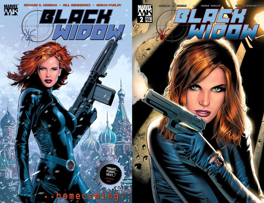 《Black Widow》書封，由格雷格・蘭德（Greg Land）繪製。 圖／Marvel