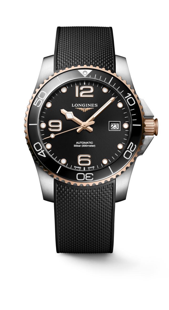 浪琴表深海征服者HydroConquest腕表，58,800元。圖／浪琴表提供。