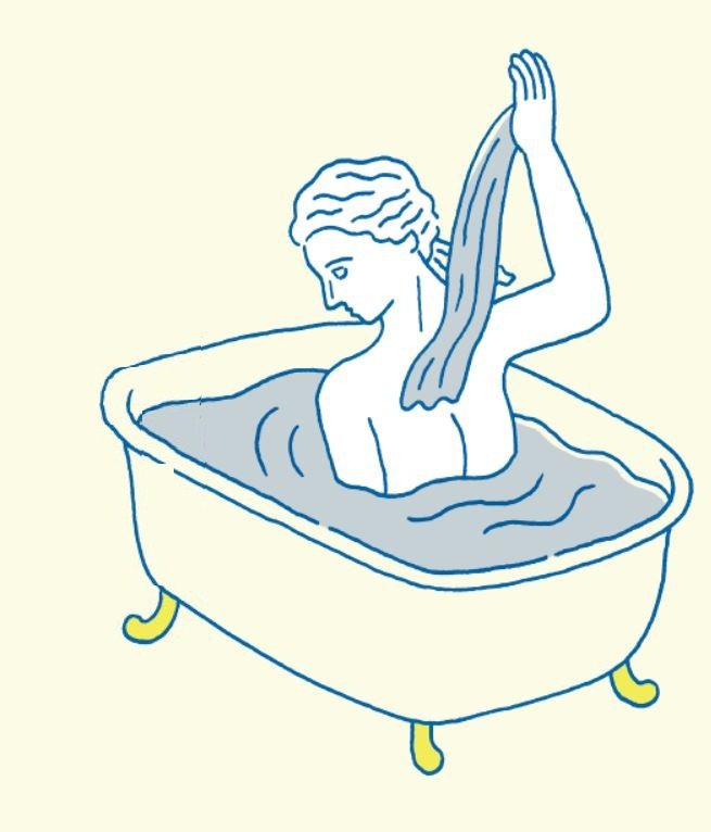 長時間泡澡會導致疲勞，所以請以10分∼15分為基準。 圖／時報文化 出版