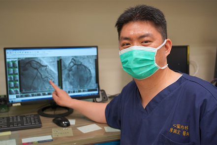 聯新國際醫院心臟內科醫師廖國宏。 聯新國際醫院/提供