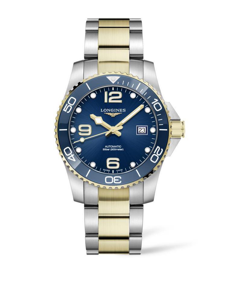浪琴表深海征服者HydroConquest腕表，58,800元。圖／浪琴表提供