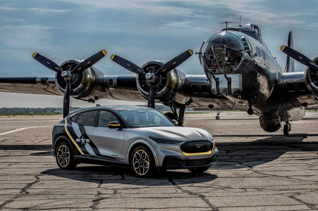 紀念志願女飛行員，Ford打造全球唯一紀念版Mustang Mach-E。 圖/Ford提供
