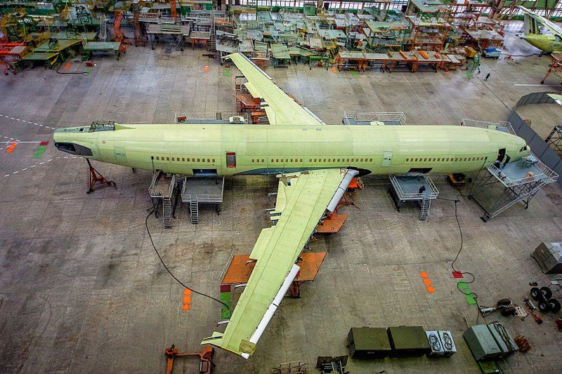 俄羅斯新款末日飛機是由伊留申II-96-400M大型客機改造。圖／取自俄羅斯「聯合飛機製造公司」（United Aircraft Corporation，UAC）網站