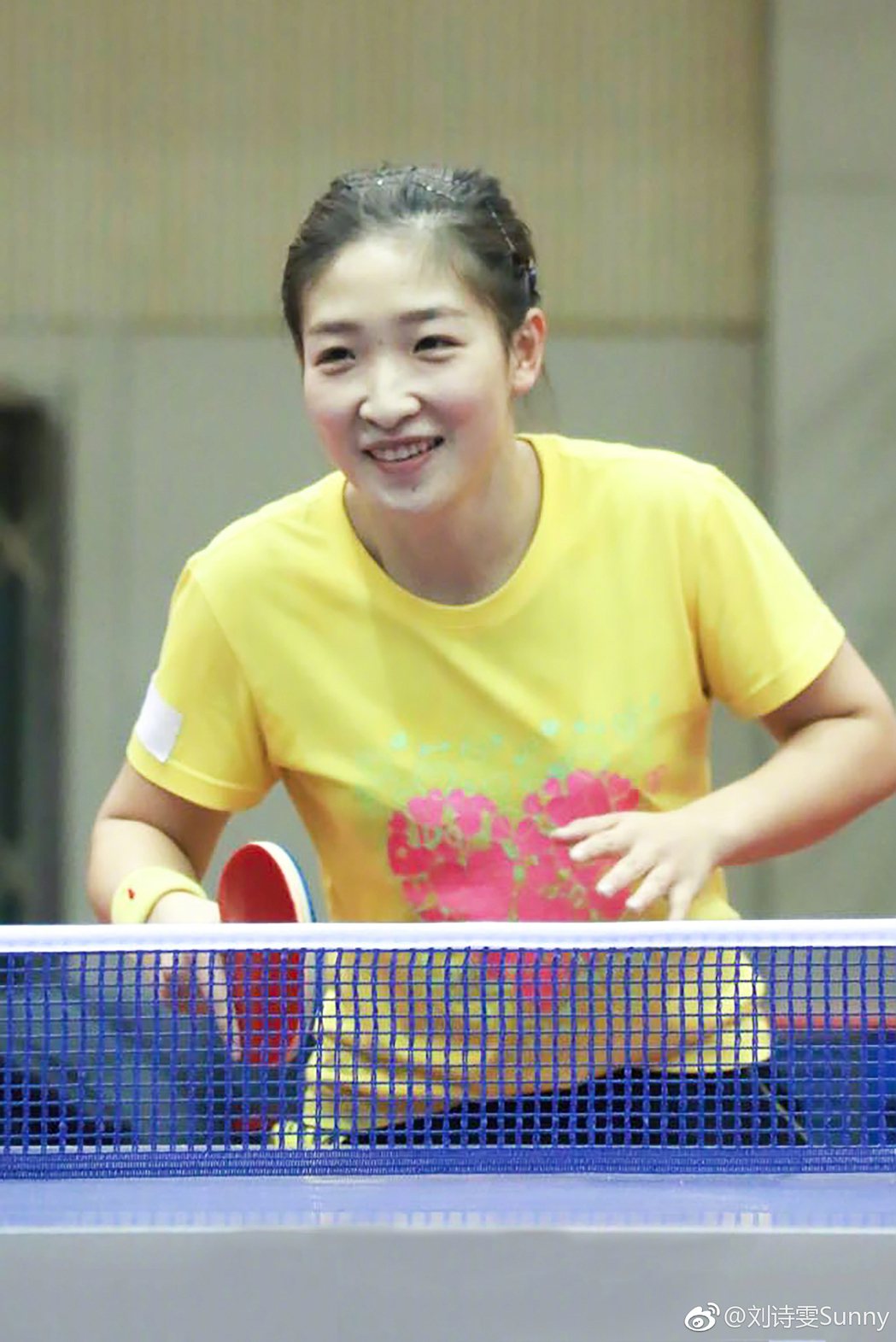 劉詩雯因傷退出2020東京奧運女子團體桌球項目。圖／摘自微博