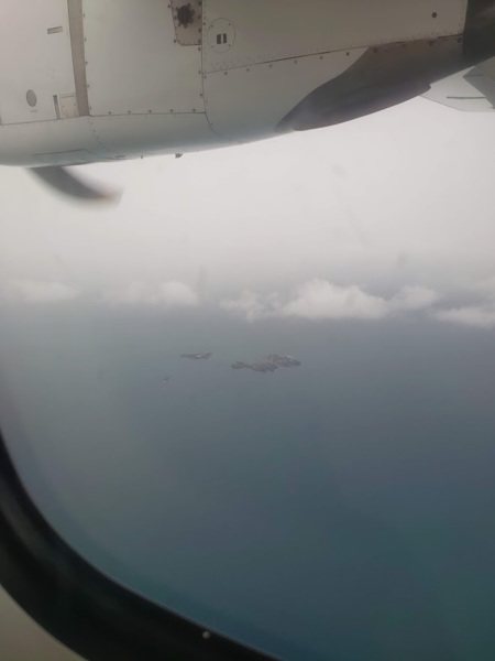 從飛機上看澎湖
