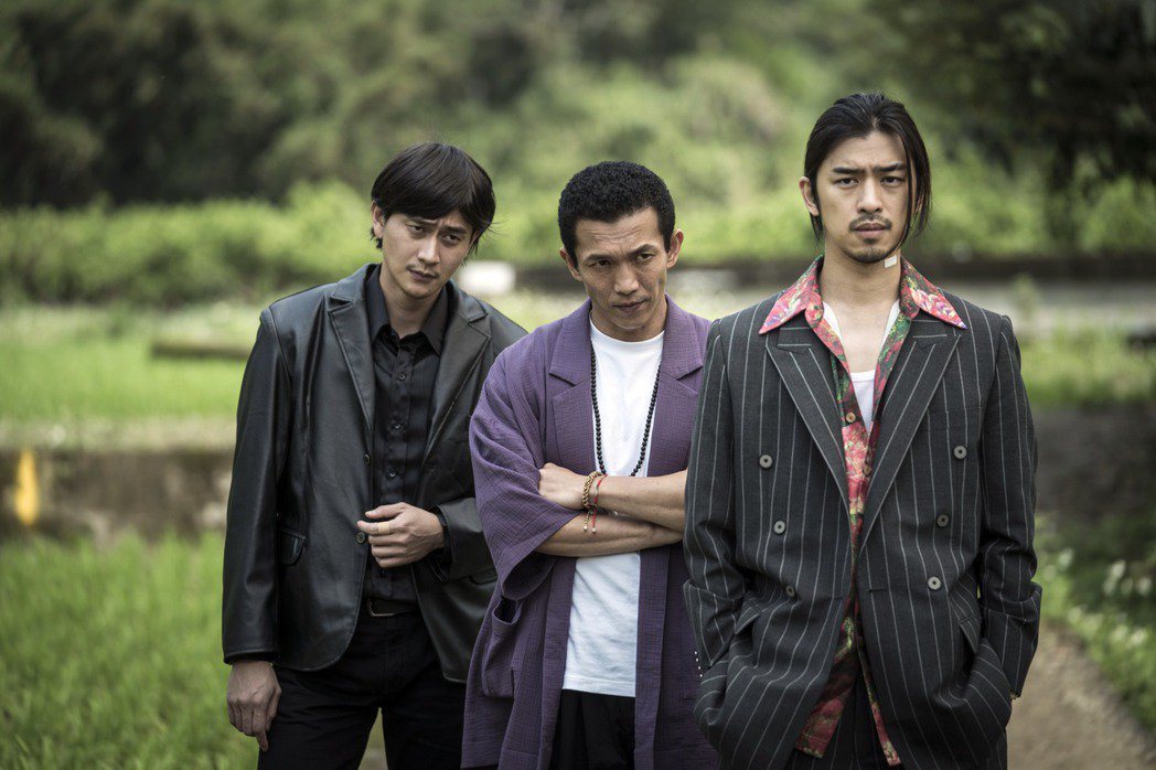 陳柏霖（右起）、黃尚禾、劉冠廷在「詭扯」有精彩演出。圖／良人行影業提供