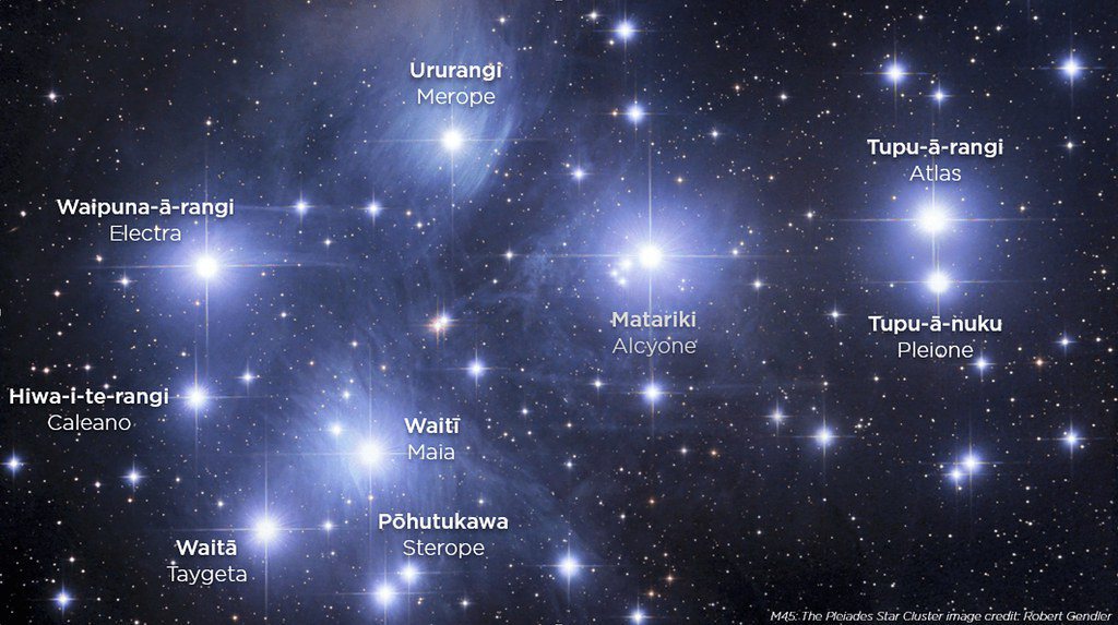 昴宿星團的毛利名稱為 Matariki，是毛利星空文化中最重要的星團，每一顆星星...