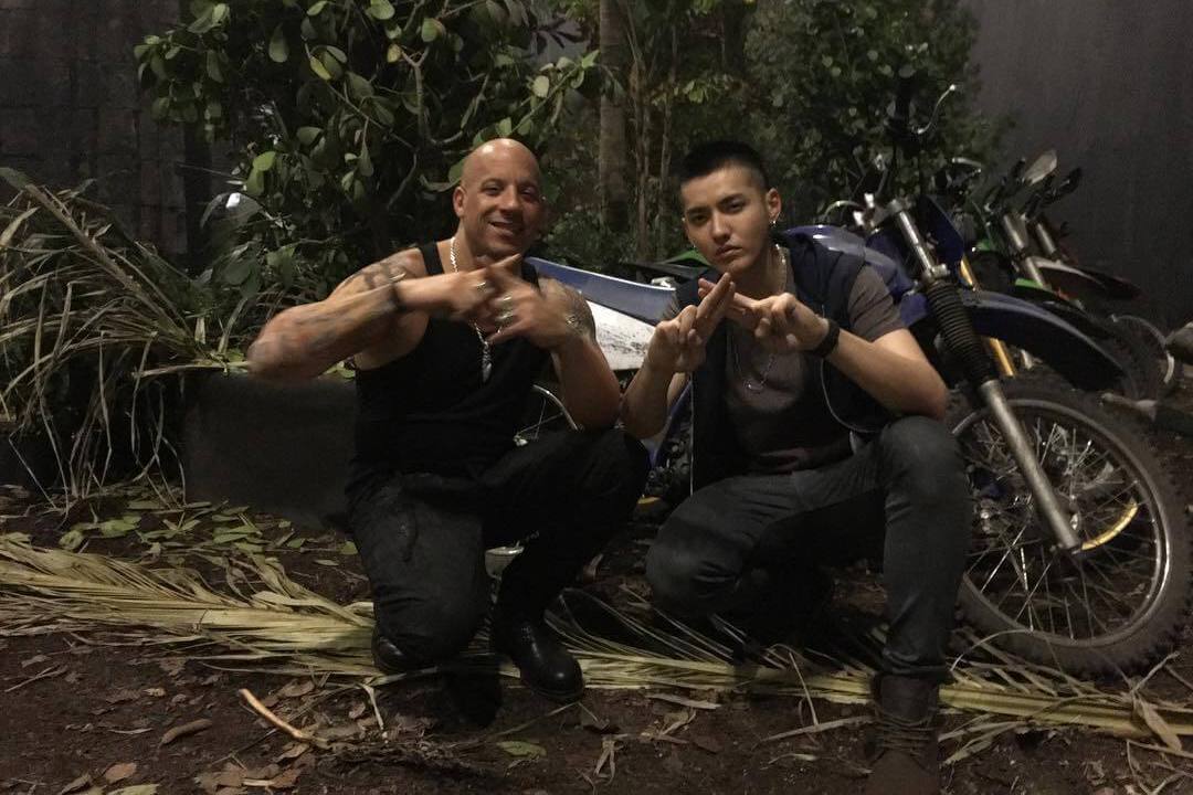 馮迪索曾與吳亦凡合作好萊塢動作片「限制級戰警3：重返極限」。圖／摘自推特