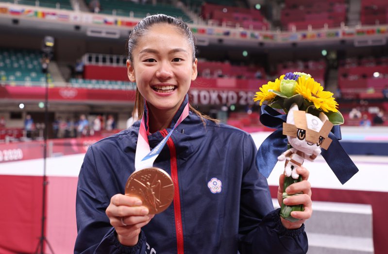 我國空手道女將文姿云在東京奧運女子55公斤級4強賽遭判定落敗，但仍為中華代表團再進帳一面銅牌。 特派記者余承翰／東京攝影