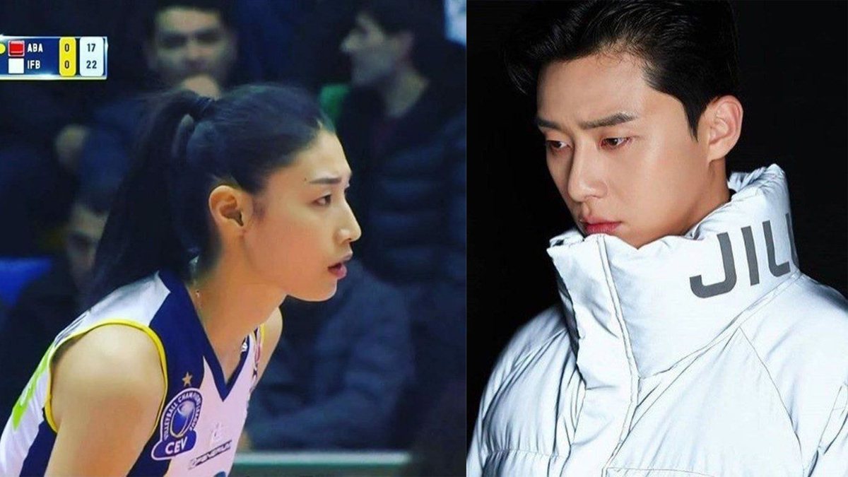 南韓「排球女帝」金軟景被認為撞臉朴敘俊。圖／擷自theqoo