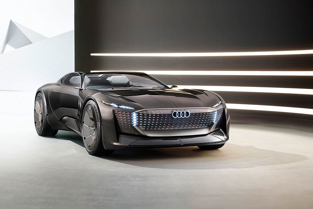 Audi skysphere concept全車只有1,800公斤重，能輸出達4...