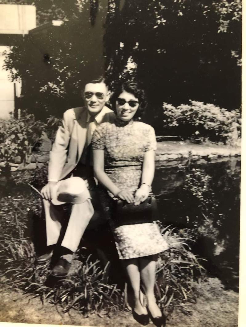 前總統馬英九的父親馬鶴凌與母親秦厚修一生相守。圖／取自馬英九臉書