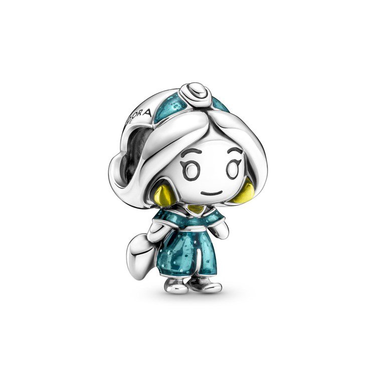 Disney x Pandora「阿拉丁」茉莉公主925銀串飾，2,080元。圖...