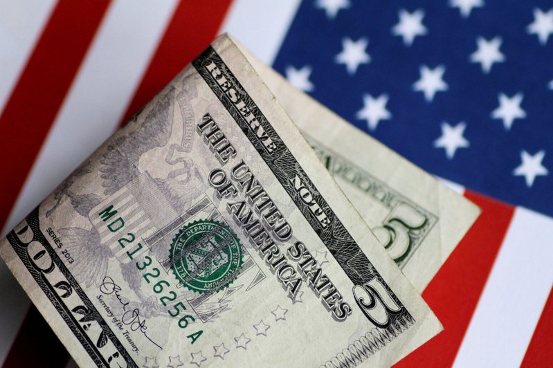 美元对六种主要货币走势的美元指数（DXY）一度触及去年11月初以来最高的93.587。路透(photo:UDN)
