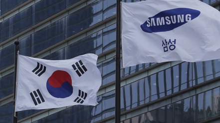 南韓最大企業三星集團。美聯社