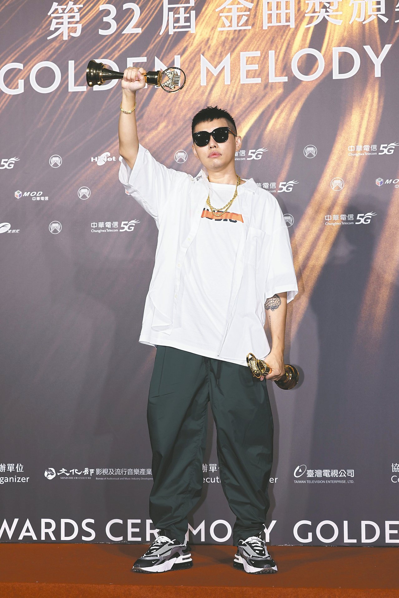 最佳華語男歌手獎由蛋堡杜振熙獲得。記者李政龍／攝影