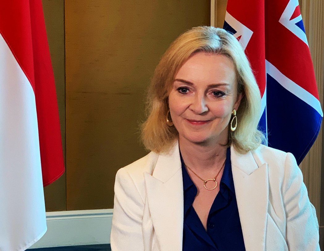 英國國際貿易大臣特拉斯表示，英國希望在2022年底前完成加入跨太平洋夥伴全面進步...