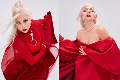 紅皇后Lady Gaga自備仙氣、俠氣     輕鬆撐起高級訂製服 代言香水新照釋出