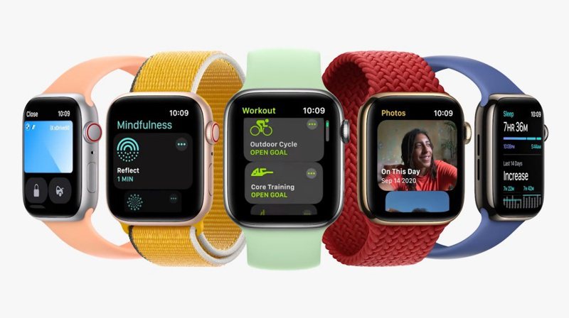 Apple Watch series 7錶面更大邊框僅1.7mm 加入IP6X防塵與快充設計| iPhone13發表會| 數位| 聯合新聞網