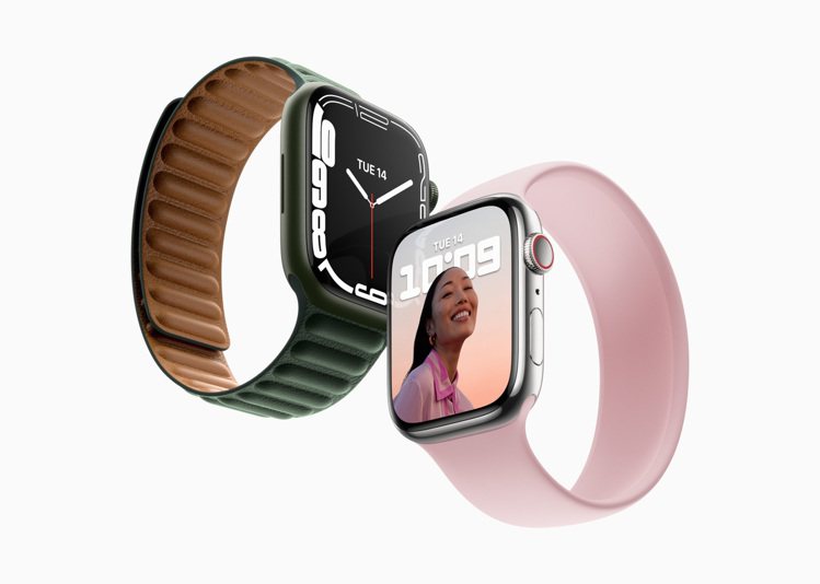 蘋果宣布將於今年秋季末正式推出全新Apple Watch Series 7。圖／...