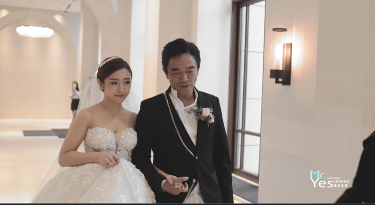 吳宗憲二女兒婚禮影片。 圖／擷自臉書/YES先生專業錄影團隊