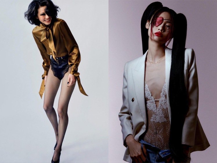 鄭浩妍拍攝韓版《ELLE》及《VOGUE》雜誌詮釋各種性感風格。圖／取自IG