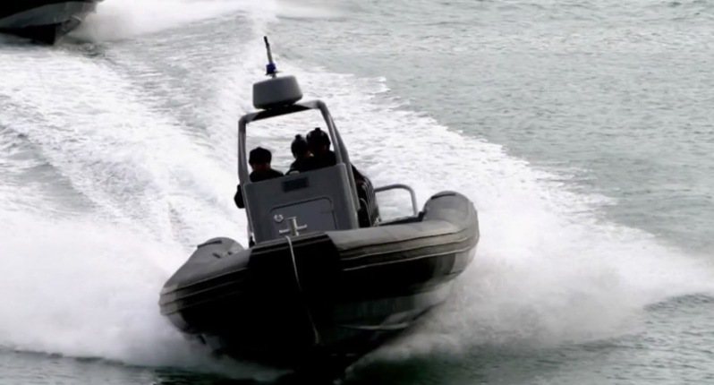 海巡署特勤隊採購K92特種作戰突擊艇。圖／取自YouTube2018罡旻企業有限公司產品簡介