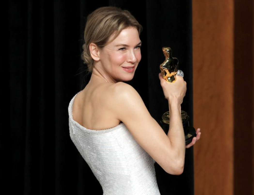 芮妮齊薇格去年獲得奧斯卡最佳女主角，事業再創高峰。（路透資料照片）