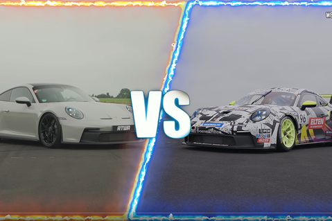 影／不能上路的賽車真的比市售車快嗎？　Porsche 911 GT3 Cup VS. GT3!