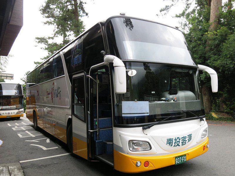 因應國慶連續假期，台灣好行日月潭線已恢復到每天37班的近七成運量，而溪頭線仍維持每天20班的五成運量。記者黑中亮／攝影