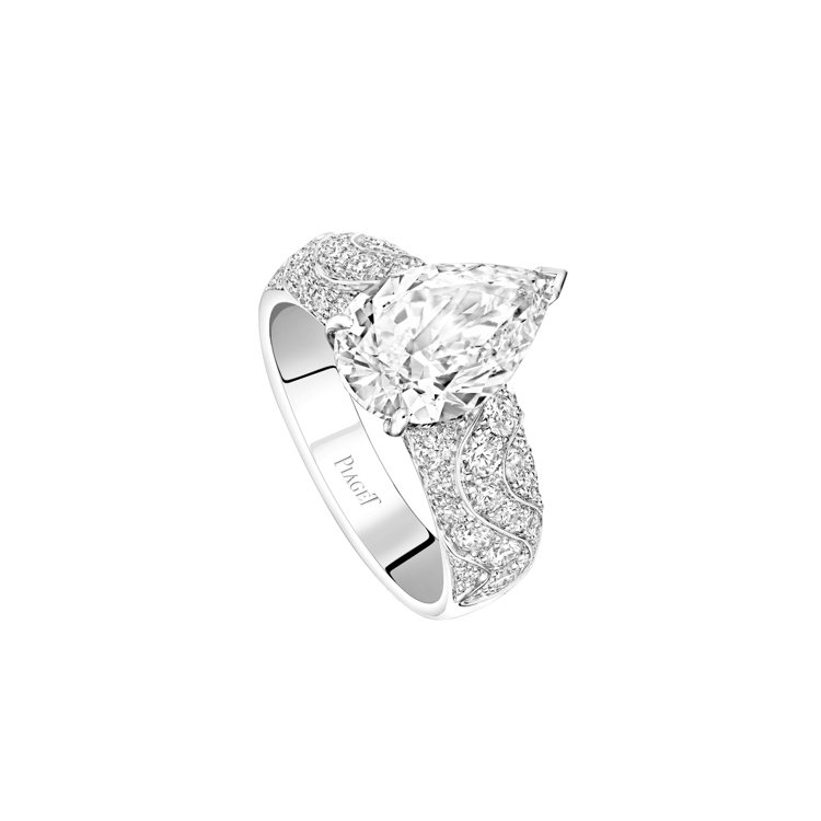 PIAGET Golden Oasis系列頂級珠寶鑽石戒指。 圖/容易文創提供。