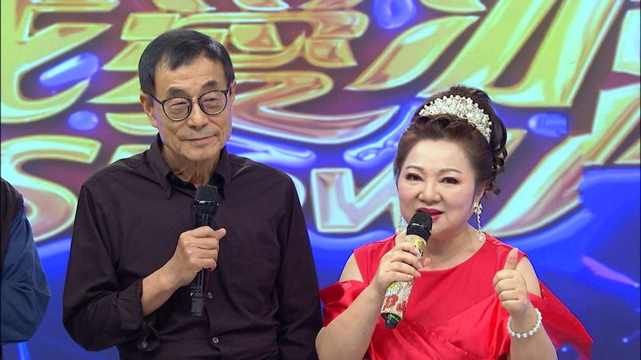 劉家昌（左）日前上中視「我愛冰冰Show」。圖／中視提供
