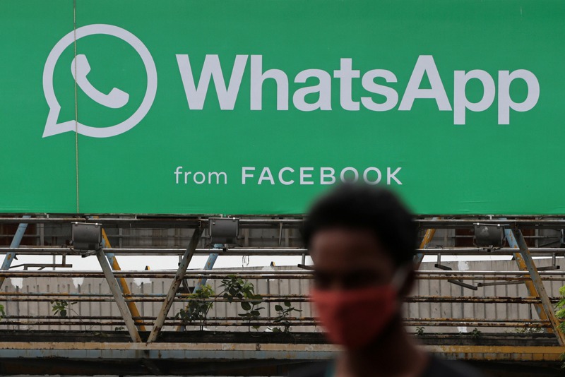 WhatsApp在印度等國有大量用戶。路透