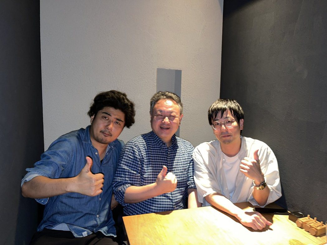 安田文彥、吉田修平與山際眞晃（左至右） 圖：吉田修平推特