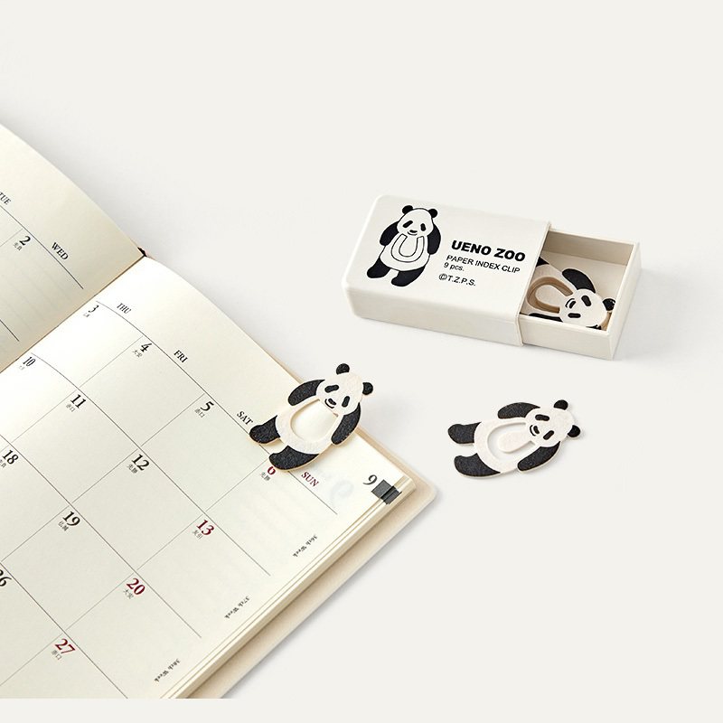 文具品牌MIDORI為日本上野動物園推出園內人氣動物造型文具。圖／誠品提供