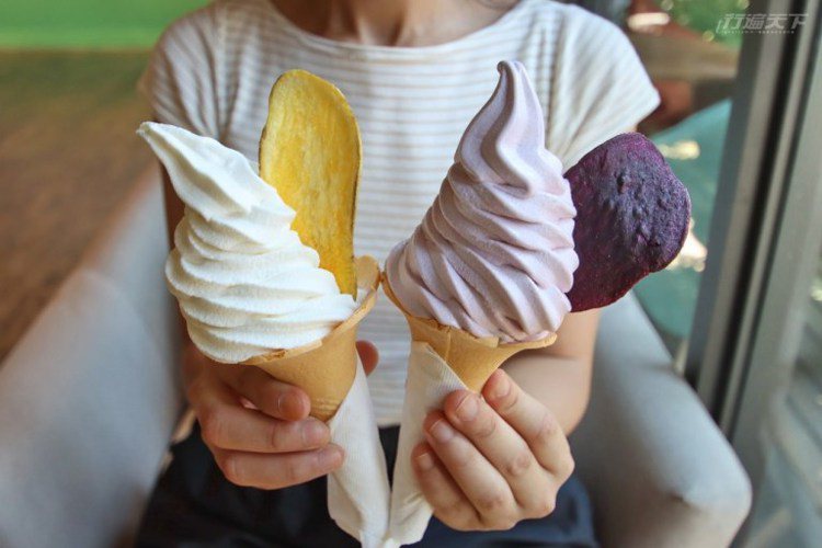 紫薯霜淇淋示意圖，非本次全家新品。圖／報系資料照