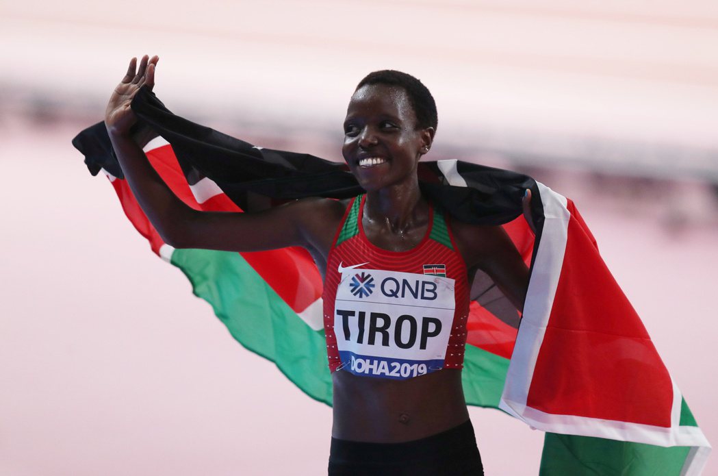 Agnes Tirop是肯亞的長跑好手，不幸英年早逝。路透