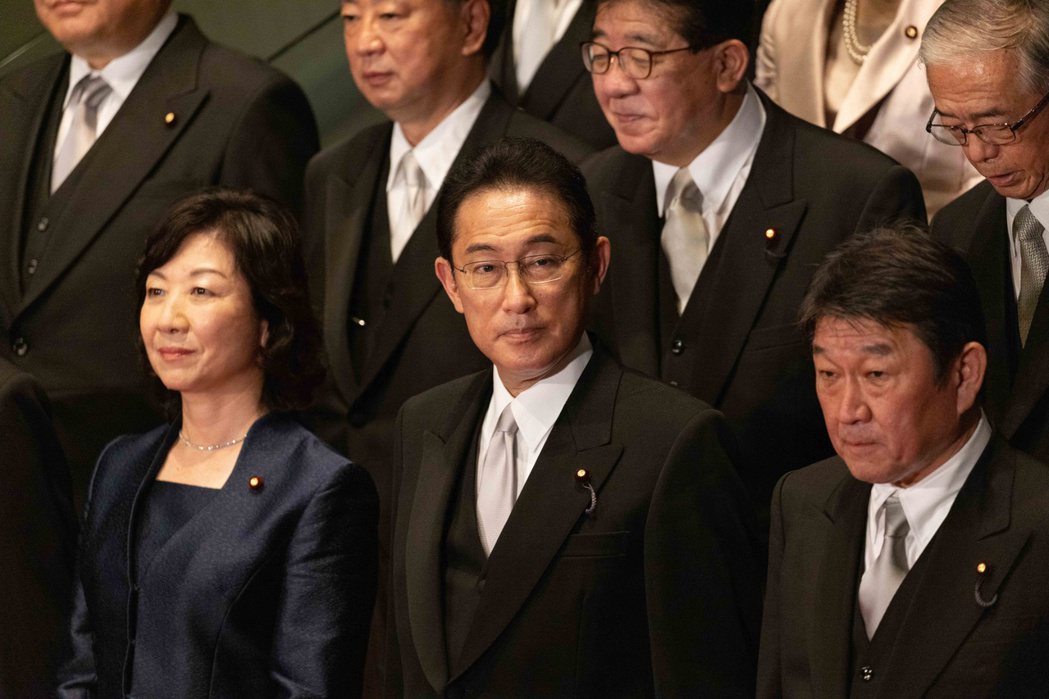 甫上任的日本首相岸田文雄。 圖／歐新社。
