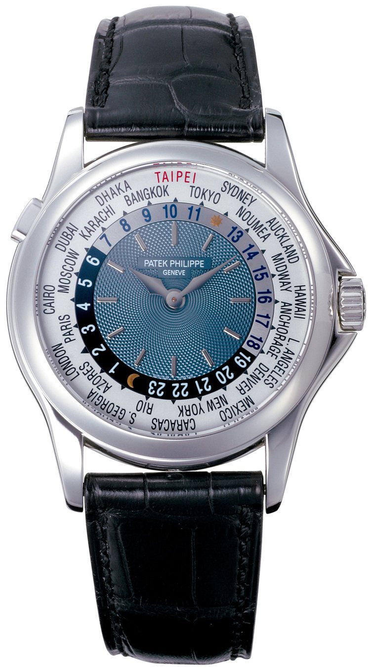 百達翡麗型號5110P-014腕表，2005年曾限量推出50套，以台北取代香港為...