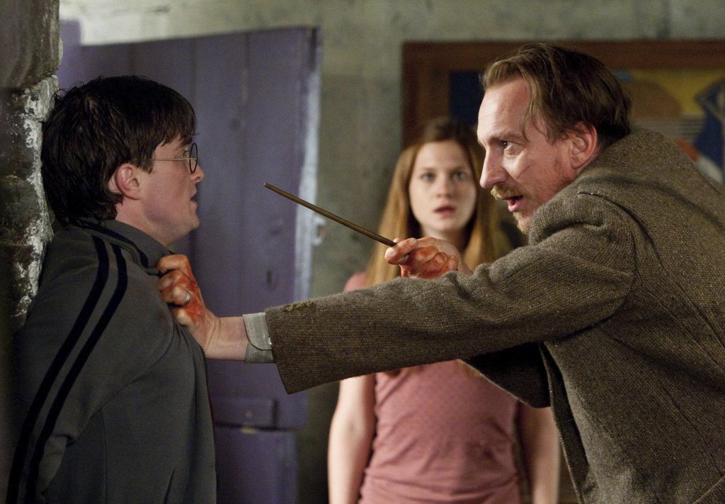 坎城影帝大衛休利斯（右）在「哈利波特」系列影片中扮演路平。圖／摘自imdb